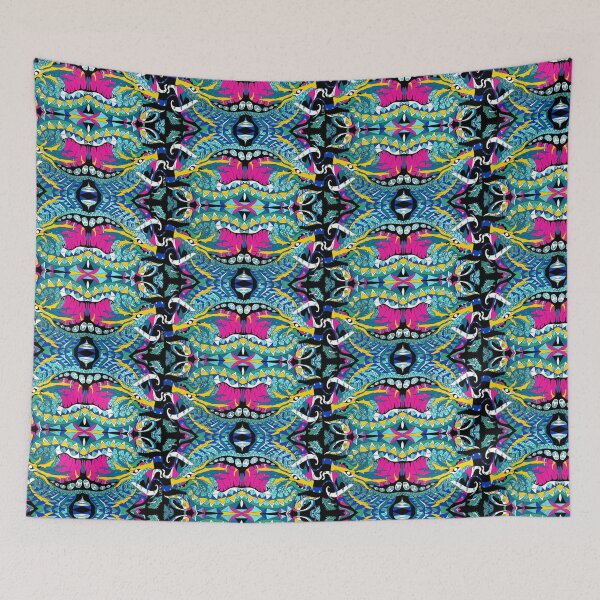 Item preview, KRAKEN kaiju in ecopop pattern madness of beasts designed and sold by jorgelebeau.