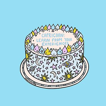 Artwork thumbnail, Capricorn Cake by doodlebymeg