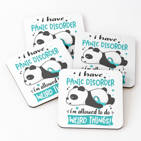 Item preview, Panic Disorder Warrior I Have Panic Disorder I Am Allowed To Do Weird Things! designed and sold by GennieShop.