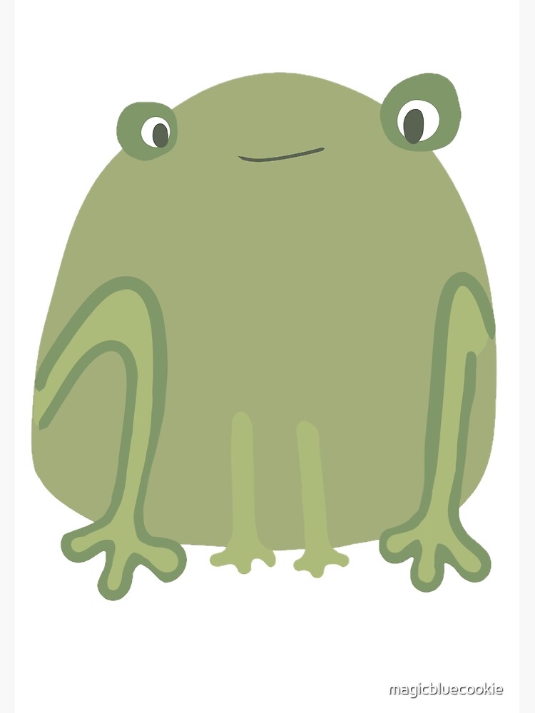 Cute Kawaii Frog Poster for Sale by kevsdesigns