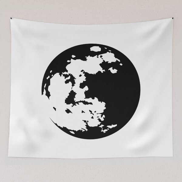 Item preview, Full Black Inverted Moon designed and sold by LucentJourneys.