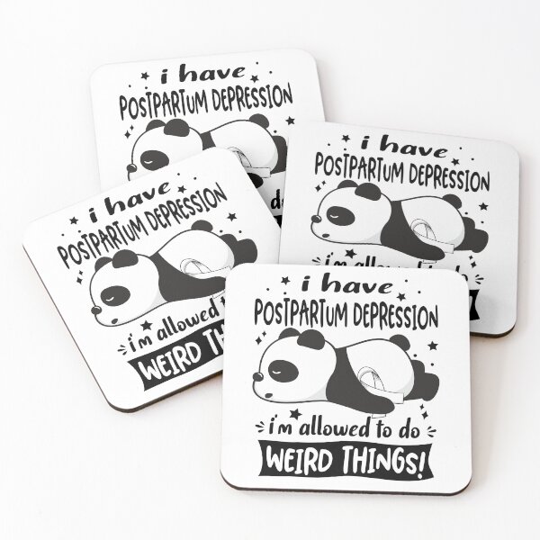 Item preview, Postpartum Depression Warrior I Have Postpartum Depression I Am Allowed To Do Weird Things! designed and sold by GennieShop.