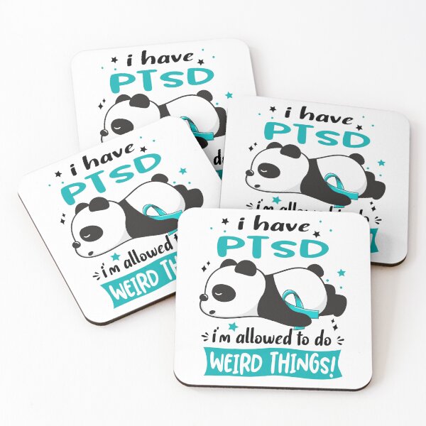 Item preview, PTSD Warrior I Have PTSD I Am Allowed To Do Weird Things! designed and sold by GennieShop.