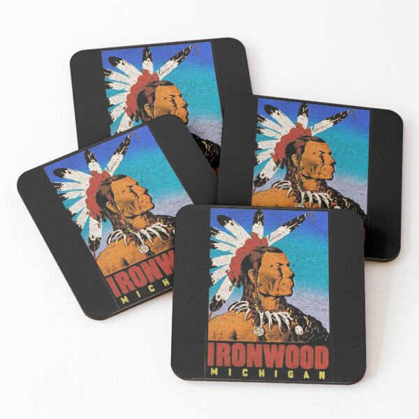 Item preview, Ironwood Michigan Vintage Souvenir Car Decal designed and sold by Centuryvault.