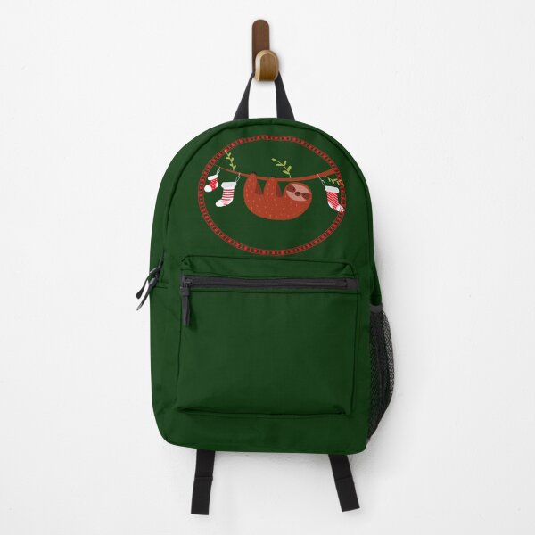 Item preview, Merry Slothmas Cute Sloth With Hanging Christmas Socks designed and sold by LMcDs.