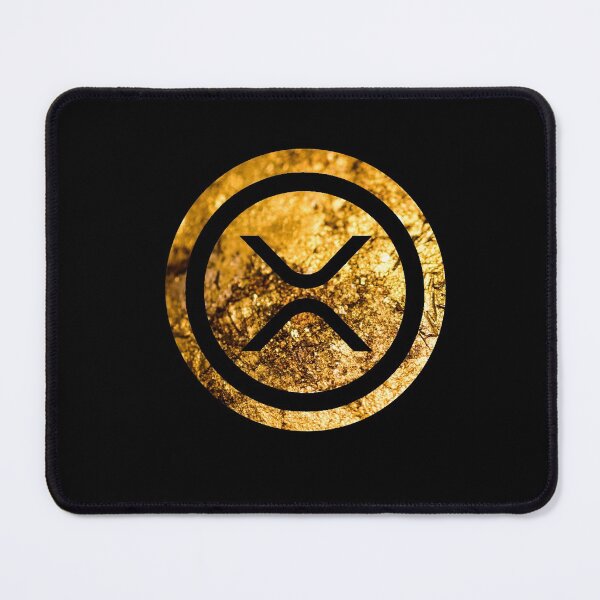 Item preview, Ripple (XRP) Wrinkled Gold Foil Logo designed and sold by issaapparel.