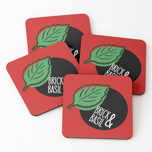 Item preview, Brick & Basil - Leverage Food Truck Logo designed and sold by HeyFritters' Redbubble Shop.