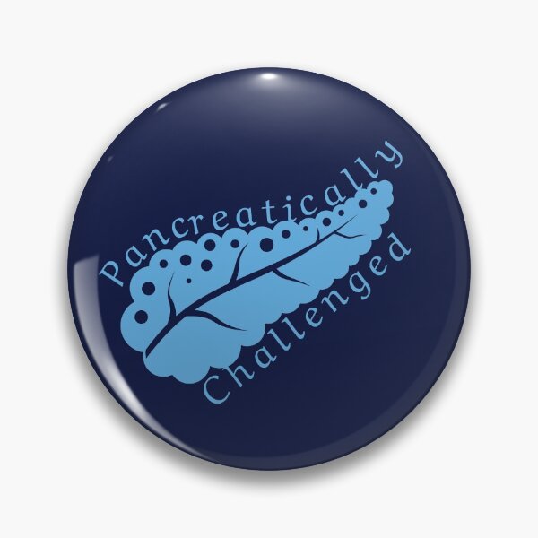 Item preview, Pancreatically challenged - Blue diabetes awareness pancreas designed and sold by SalxSal.