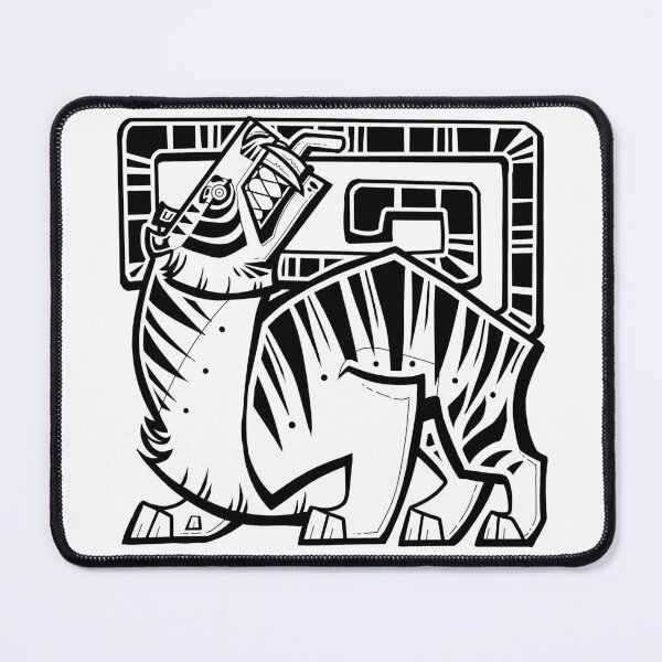 Item preview, Cubic Twisted Tiger V1 [Black] designed and sold by PaleoPanthera.