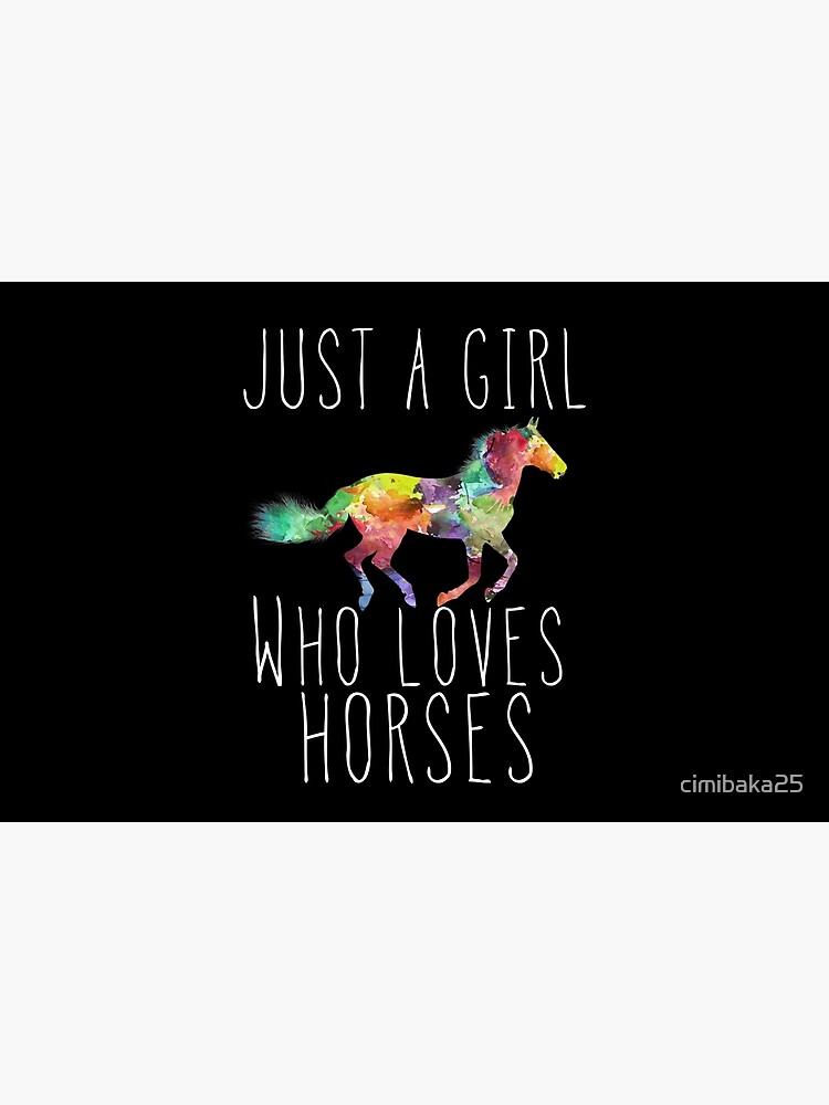 Discover Just A Girl Who Loves Horses  Laptop Sleeve