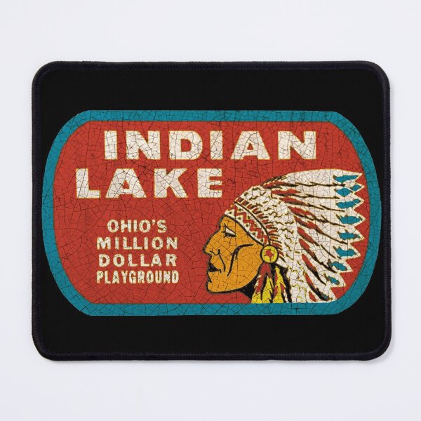 Item preview, Indian Lake vintage souvenir designed and sold by Centuryvault.
