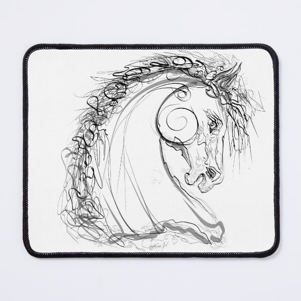 Item preview, Dark Stallion Design Line Drawing designed and sold by Rocky Mountain Artistry.