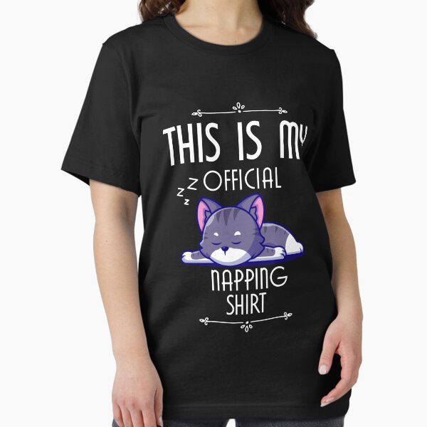 Item preview, This Is My official napping Sleeping Cat funny T-Shirt designed and sold by wasimedox.