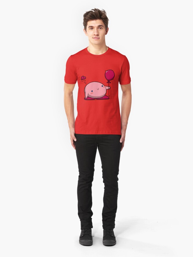 Alternate view of Little Pink Balloon Slim Fit T-Shirt