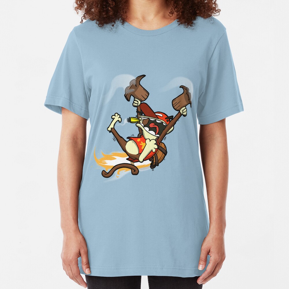 A barrel of DOOM! Slim Fit T-Shirt