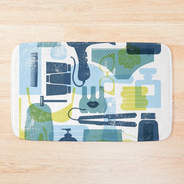 Item preview, Vintage Style Bathroom Art - Bath & Beauty - Retro designed and sold by moosemtndesign.