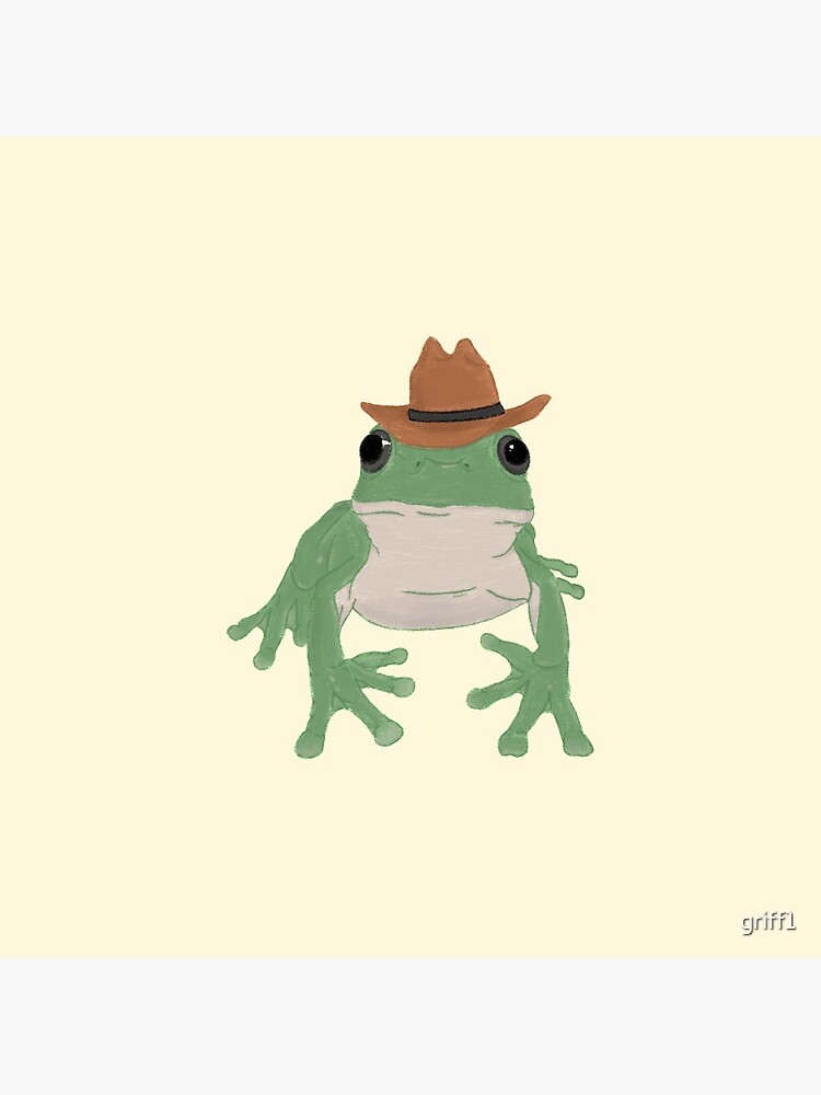 Cowboy Frog Pin