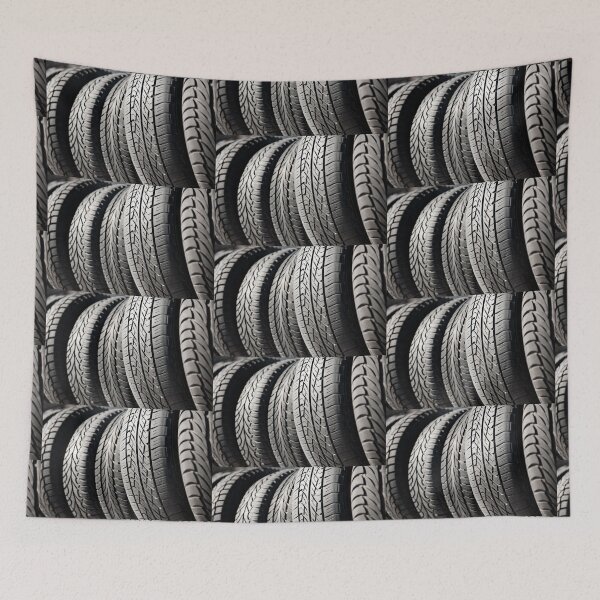 Item preview, Group of used black tires  designed and sold by Arletta Cwalina.