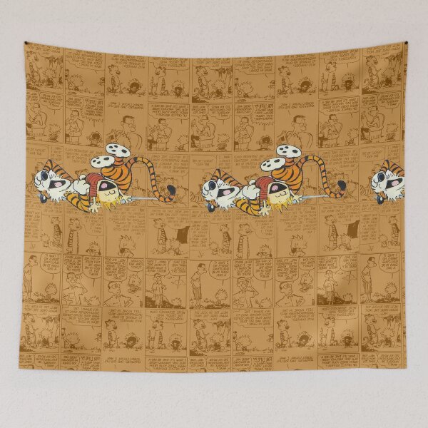 Item preview, calvin, book novel, comic, comic strip, merry christmas, tiger, bill watterson, trending designed and sold by Dorothy567.