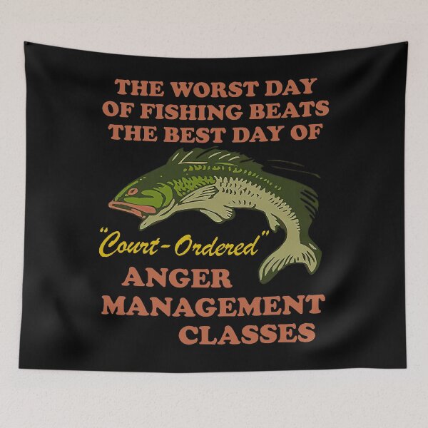 Item preview, The Worst Day of Fishing Beats The Best Day of Court Ordered  designed and sold by evieguad.