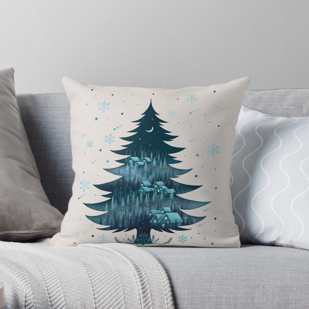 Item preview, Throw Pillow designed and sold by episodicDrawing.