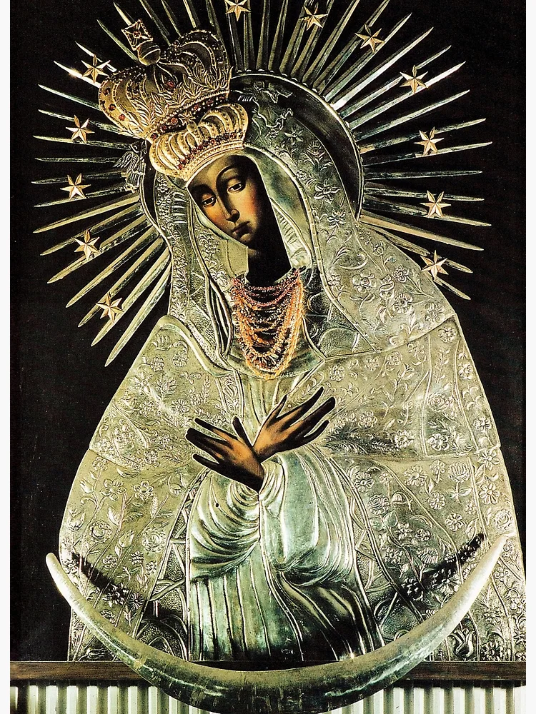 Our Lady of Grace Virgin Mary outlets Madonna Lithograph Antique Early 1900s