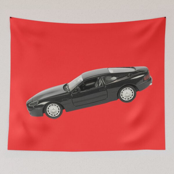 Item preview, Old Car, Aston Martin DB 7 (1993) Red Background designed and sold by Rainbows Rock.