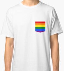 lgbt+ pride flag pocket Classic T-Shirt