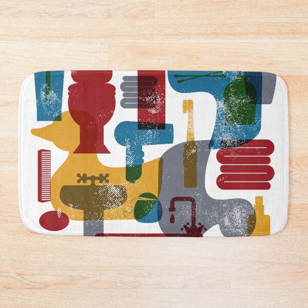 Item preview,  Vintage Style Bathroom Essentials Art - Vintage designed and sold by moosemtndesign.
