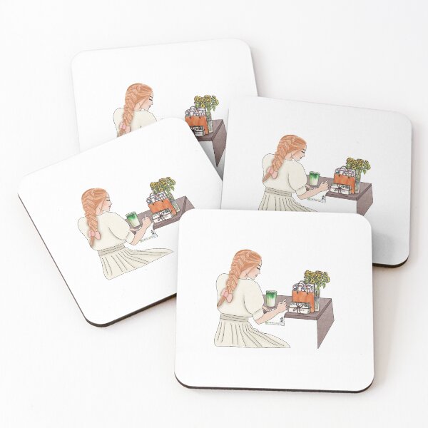 Item preview, Cafe girl designed and sold by Piscoletters (Ploi).