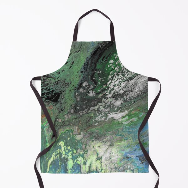 Item preview, Serene Green - Acrylic Pour designed and sold by HandmadeHill.