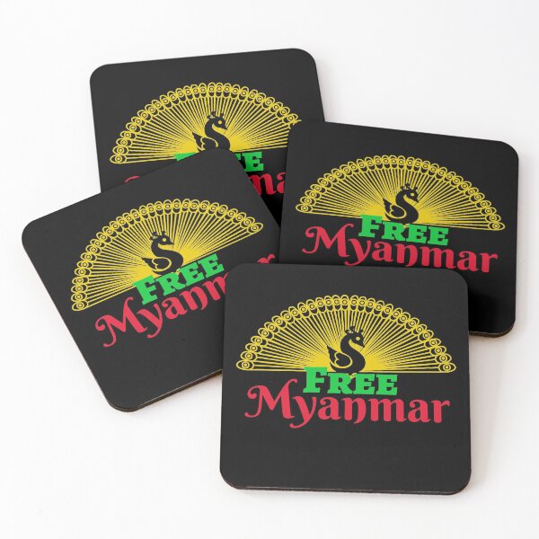 Item preview, Free Myanmar. Solidarity With Myanmar designed and sold by Rebel-Design.