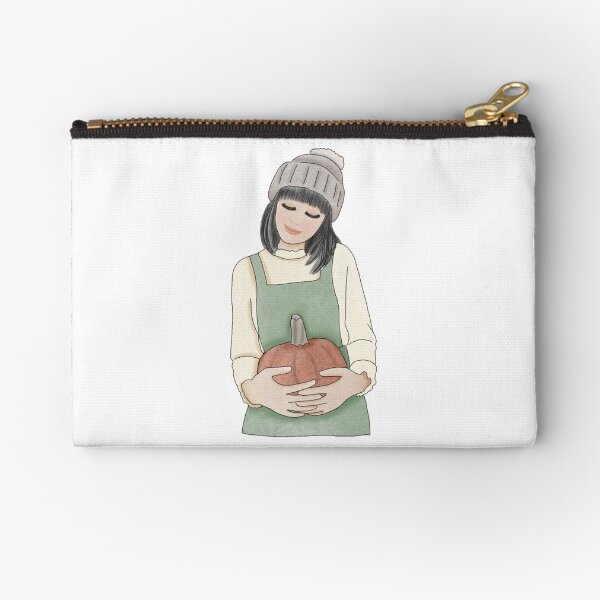Pumpkin girl Zipper Pouch