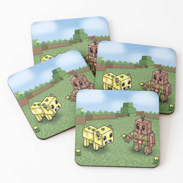 Item preview, Moobloom & Copper Golem friends designed and sold by cminecraftclub.