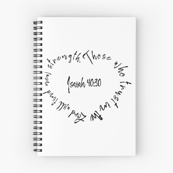 Item preview, Isaiah 40:30 Bible Quote Love Heart designed and sold by OurLordsLove.