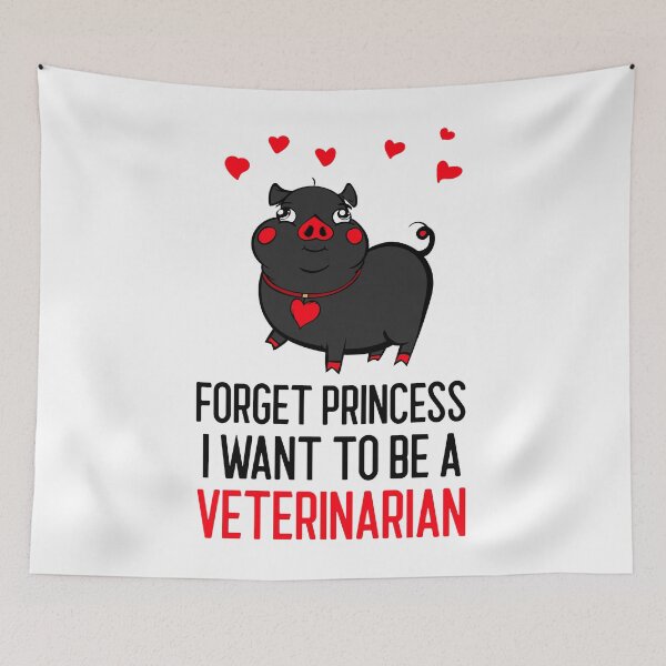 Item preview, FORGET PRINCESS I WANT TO BE A VETERINARIAN PET LOVER SHIRT  designed and sold by BestCoolStuff.