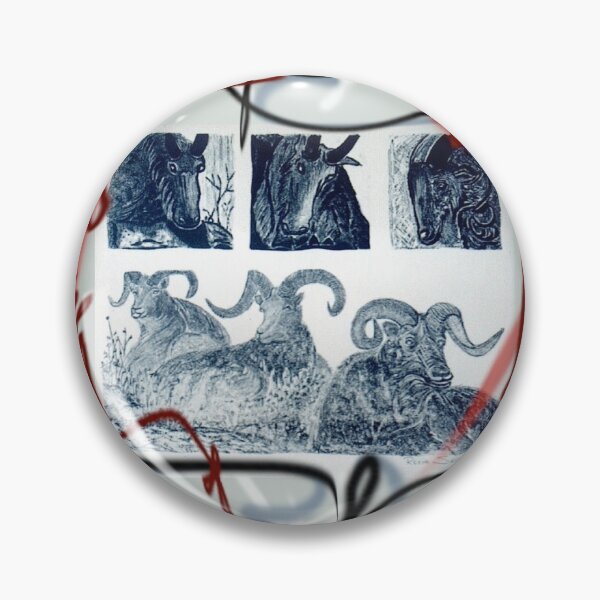LOVE HORNS by REKHA IYERN FE RECORDS CANADA Pin
