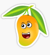 Cartoon Mango Stickers | Redbubble