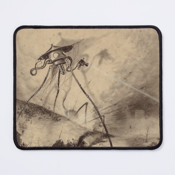 Item preview, Martian War Machine in the Thames Valley (The War of the Worlds) designed and sold by badmemes.
