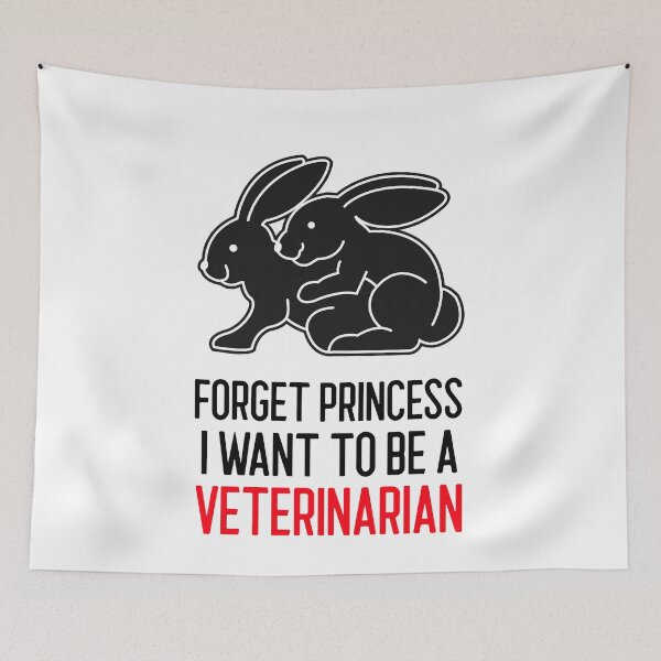 Item preview, FORGET PRINCESS I WANT TO BE A VETERINARIAN  designed and sold by BestCoolStuff.
