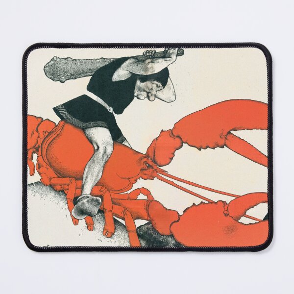 Item preview, Giant Lobster! Poems of Childhood (Back Cover) by Maxfield Parrish designed and sold by badmemes.