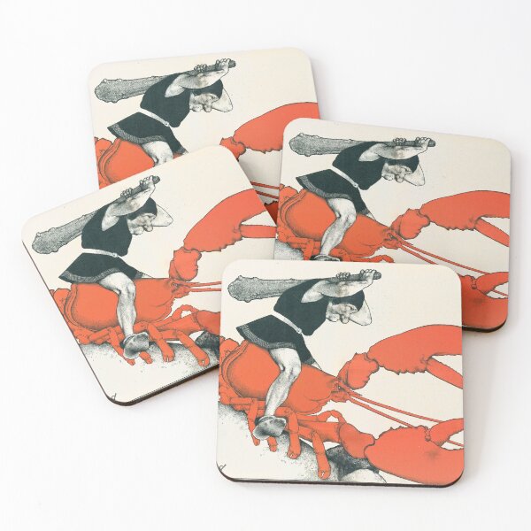 Item preview, Giant Lobster! Poems of Childhood (Back Cover) by Maxfield Parrish designed and sold by badmemes.