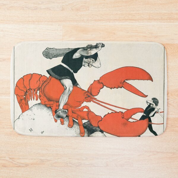 Item preview, Giant Lobster! Poems of Childhood (Back Cover) by Maxfield Parrish designed and sold by badmemes.