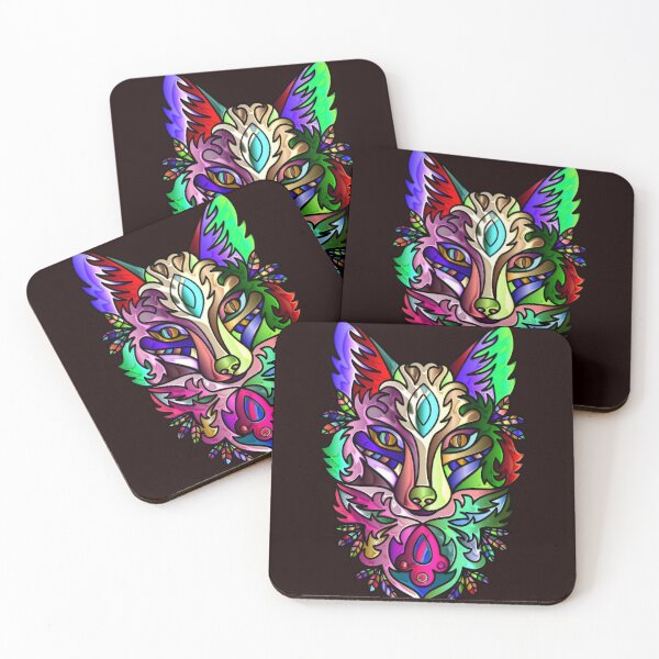 Item preview, PSYCHEDELIC FOXES RUNNING Trend designed and sold by jmed70.