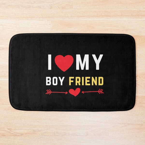 Item preview, I love my boy friend designed and sold by Bright-Store.