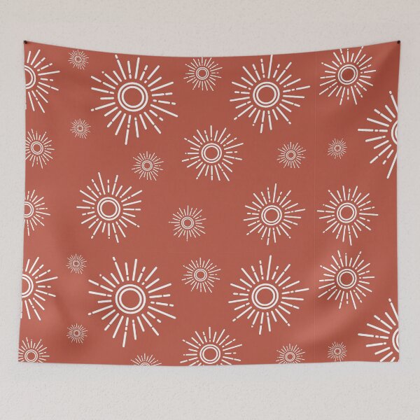 Item preview, Terracotta Sun Pattern designed and sold by CanopyCollage.