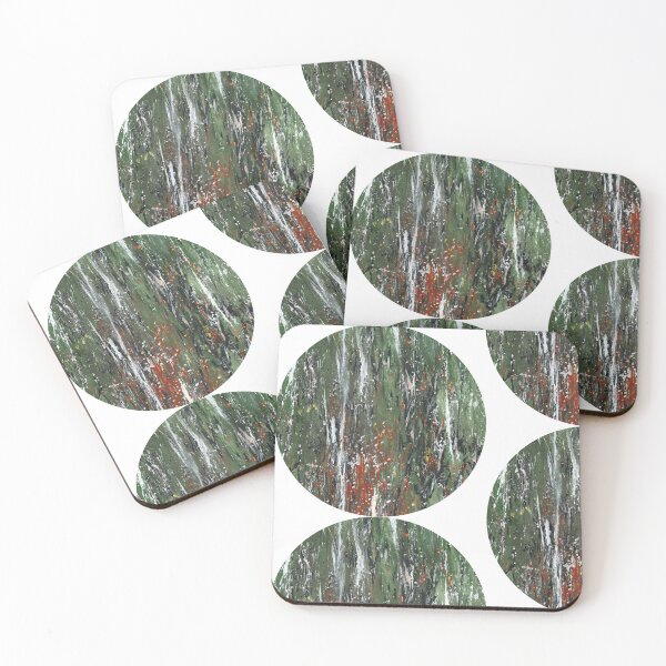 Item preview, Moss and Lichen on a Fencepost (circle II/III)  designed and sold by FJBourne.