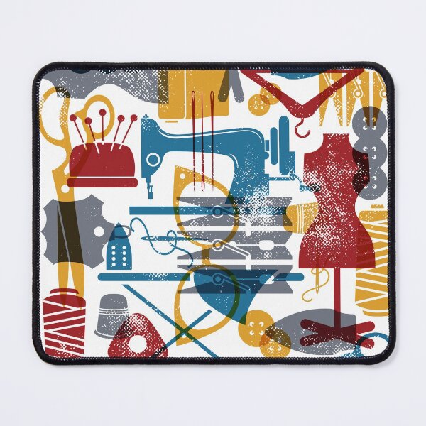 Item preview, Vintage Style Sewing Room Art - Vintage designed and sold by moosemtndesign.