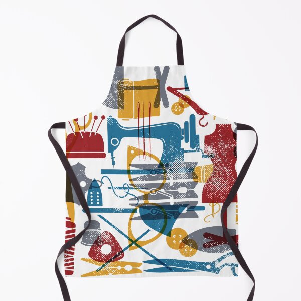 Item preview, Vintage Style Sewing Room Art - Vintage designed and sold by moosemtndesign.