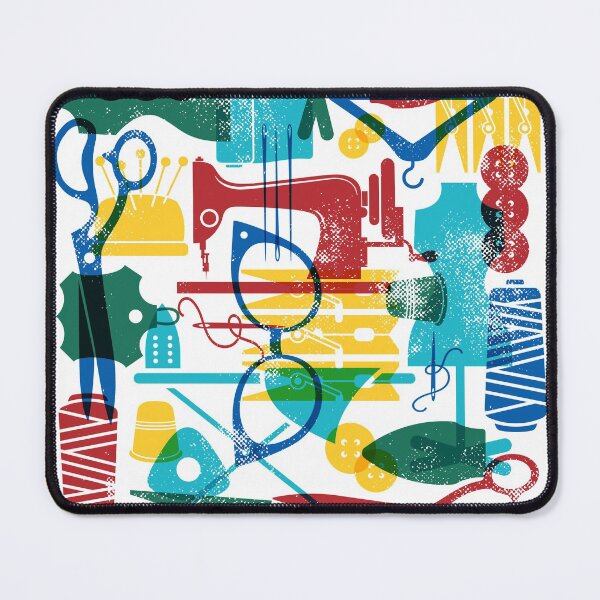Item preview, Vintage Style Sewing Room Art - Fiesta designed and sold by moosemtndesign.